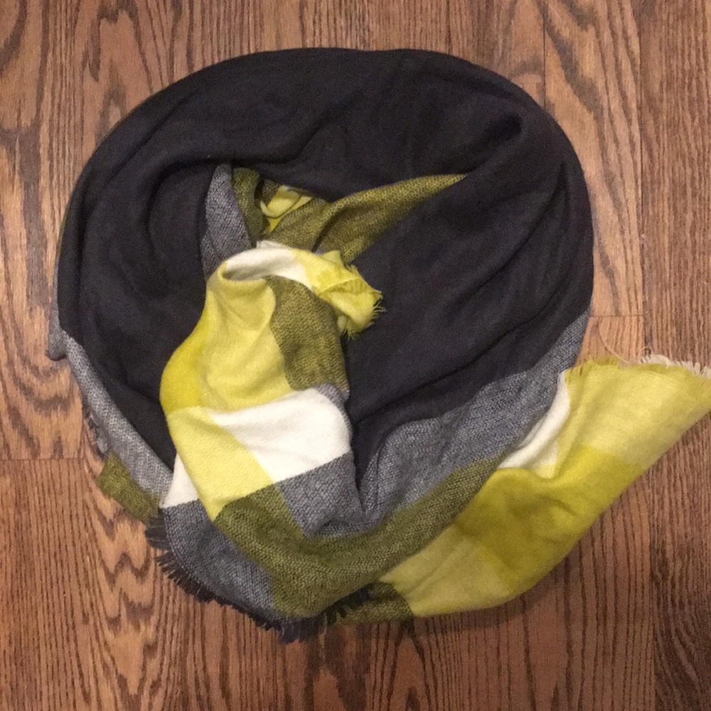 Zara chunky wool scarf